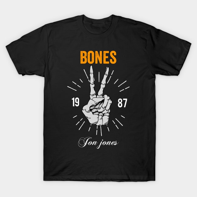 jon jones bones T-Shirt by FIFTY CLOTH